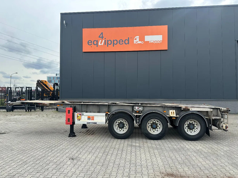 Van Hool 20FT ADR (EX/II, EX/III, FL, AT), BPW + drumbrakes, 2 liftaxles, galvanized, ALCOA, NL-Chassis - Portacontenedore/ Intercambiable semirremolque: foto 2 Van Hool 20FT ADR (EX/II, EX/III, FL, AT), BPW + drumbrakes, 2 liftaxles, galvanized, ALCOA, NL-Chassis - Portacontenedore/ Intercambiable semirremolque: foto 2