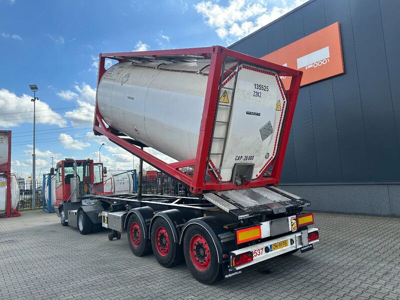 Van Hool 20FT Tipping-chassis (20 degrees tipping angle, 24V operated) / ADR (EX/II, EX/III, FL, AT) / SAF discbrakes / 2 liftaxles / NL- - Portacontenedore/ Intercambiable semirremolque: foto 5 Van Hool 20FT Tipping-chassis (20 degrees tipping angle, 24V operated) / ADR (EX/II, EX/III, FL, AT) / SAF discbrakes / 2 liftaxles / NL- - Portacontenedore/ Intercambiable semirremolque: foto 5