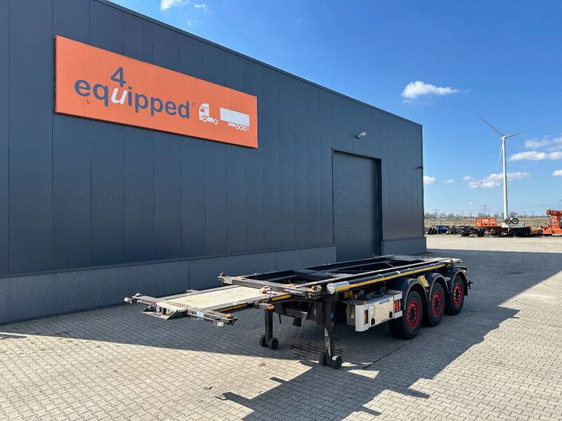Van Hool 20FT Tipping-chassis (66 degrees, 380V operated) / ADR (EX/II, EX/III, FL, OX, AT) / SAF discbrakes / 2 liftaxles / NL-chassis - Portacontenedore/ Intercambiable semirremolque: foto 4 Van Hool 20FT Tipping-chassis (66 degrees, 380V operated) / ADR (EX/II, EX/III, FL, OX, AT) / SAF discbrakes / 2 liftaxles / NL-chassis - Portacontenedore/ Intercambiable semirremolque: foto 4