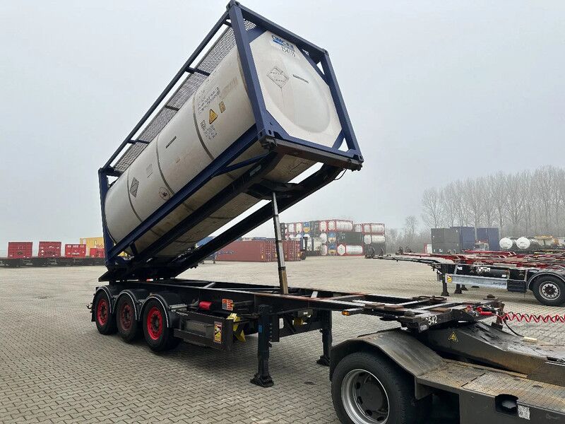 Van Hool 20FT Tipping-chassis, ADR (EX/II, EX/III, FL, AT), SAF, 2 liftaxles - Portacontenedore/ Intercambiable semirremolque: foto 3 Van Hool 20FT Tipping-chassis, ADR (EX/II, EX/III, FL, AT), SAF, 2 liftaxles - Portacontenedore/ Intercambiable semirremolque: foto 3