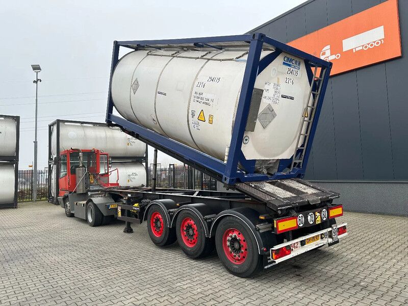 Van Hool 20FT Tipping-chassis, ADR (EX/II, EX/III, FL, AT), SAF, 2 liftaxles - Portacontenedore/ Intercambiable semirremolque: foto 2 Van Hool 20FT Tipping-chassis, ADR (EX/II, EX/III, FL, AT), SAF, 2 liftaxles - Portacontenedore/ Intercambiable semirremolque: foto 2