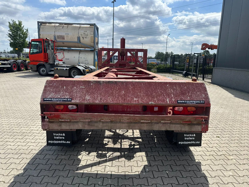 Portacontenedore/ Intercambiable semirremolque Van Hool 3 AXLE 20FT KIEP-CHASSIS, BPW + TROMMELREMMEN: foto 6