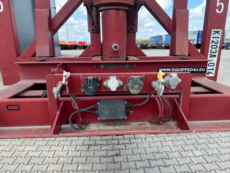 Portacontenedore/ Intercambiable semirremolque Van Hool 3 AXLE 20FT KIEP-CHASSIS, BPW + TROMMELREMMEN: foto 14