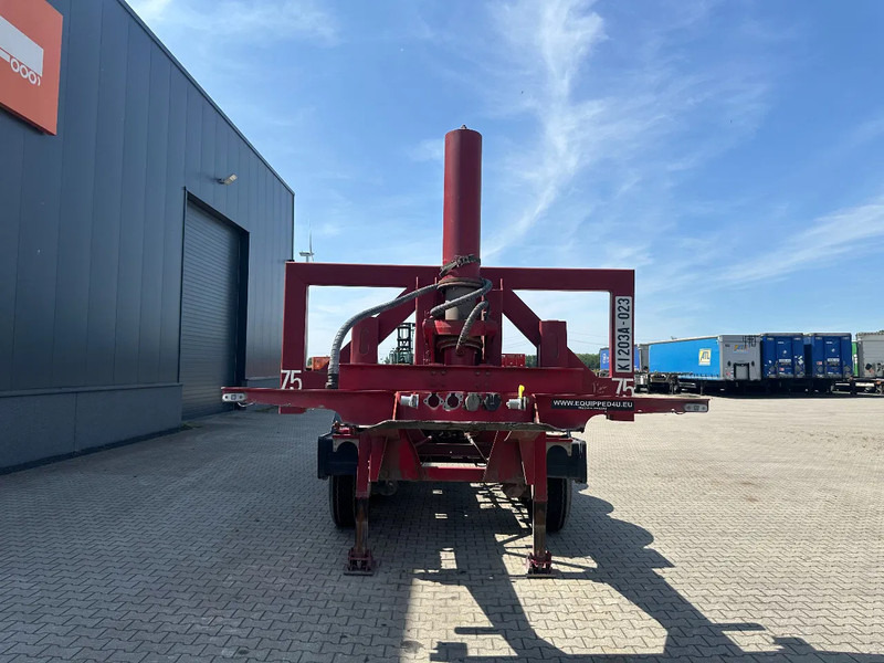 Van Hool 3 AXLE 20FT TIPPING-CHASSIS, BPW + disc, liftaxle, steering axle, BROKEN HYVA-CYLINDER - Portacontenedore/ Intercambiable semirremolque: foto 5 Van Hool 3 AXLE 20FT TIPPING-CHASSIS, BPW + disc, liftaxle, steering axle, BROKEN HYVA-CYLINDER - Portacontenedore/ Intercambiable semirremolque: foto 5