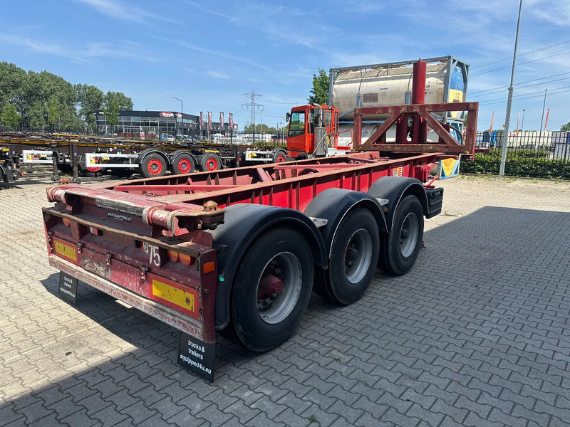 Van Hool 3 AXLE 20FT TIPPING-CHASSIS, BPW + disc, liftaxle, steering axle, BROKEN HYVA-CYLINDER - Portacontenedore/ Intercambiable semirremolque: foto 4 Van Hool 3 AXLE 20FT TIPPING-CHASSIS, BPW + disc, liftaxle, steering axle, BROKEN HYVA-CYLINDER - Portacontenedore/ Intercambiable semirremolque: foto 4