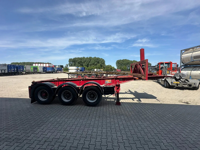 Van Hool 3 AXLE 20FT TIPPING-CHASSIS, BPW + disc, liftaxle, steering axle, BROKEN HYVA-CYLINDER - Portacontenedore/ Intercambiable semirremolque: foto 3 Van Hool 3 AXLE 20FT TIPPING-CHASSIS, BPW + disc, liftaxle, steering axle, BROKEN HYVA-CYLINDER - Portacontenedore/ Intercambiable semirremolque: foto 3