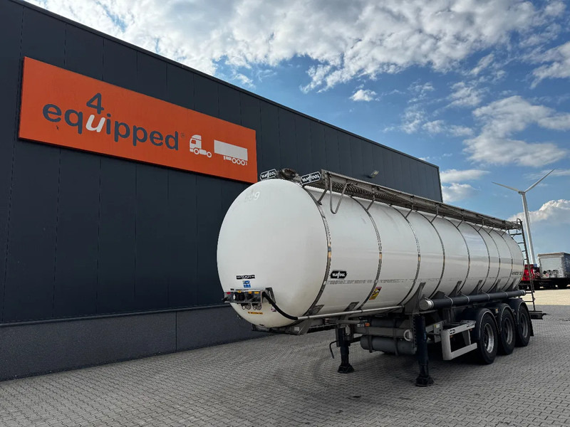 Van Hool FOOD / RVS chassis / empty weight 5.860kg / 29.500L / 1-COMP / 1 -BAFFLE / DISC / NL / APK - Cisterna semirremolque: foto 1 Van Hool FOOD / RVS chassis / empty weight 5.860kg / 29.500L / 1-COMP / 1 -BAFFLE / DISC / NL / APK - Cisterna semirremolque: foto 1