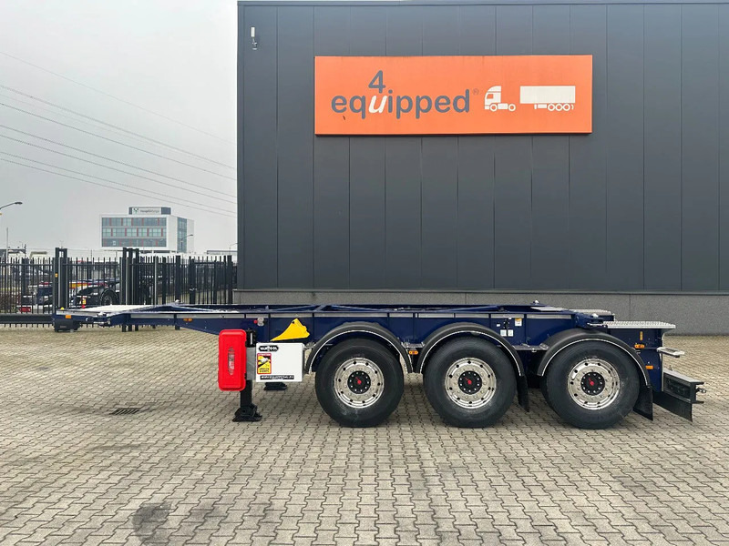 Van Hool NEW / DIRECT AVAILABLE 20FT ADR-CHASSIS, EMPTY WEIGHT: 3.300KG, DISCBRAKES, 3x available, ALU WHEELS - Portacontenedore/ Intercambiable semirremolque: foto 2 Van Hool NEW / DIRECT AVAILABLE 20FT ADR-CHASSIS, EMPTY WEIGHT: 3.300KG, DISCBRAKES, 3x available, ALU WHEELS - Portacontenedore/ Intercambiable semirremolque: foto 2