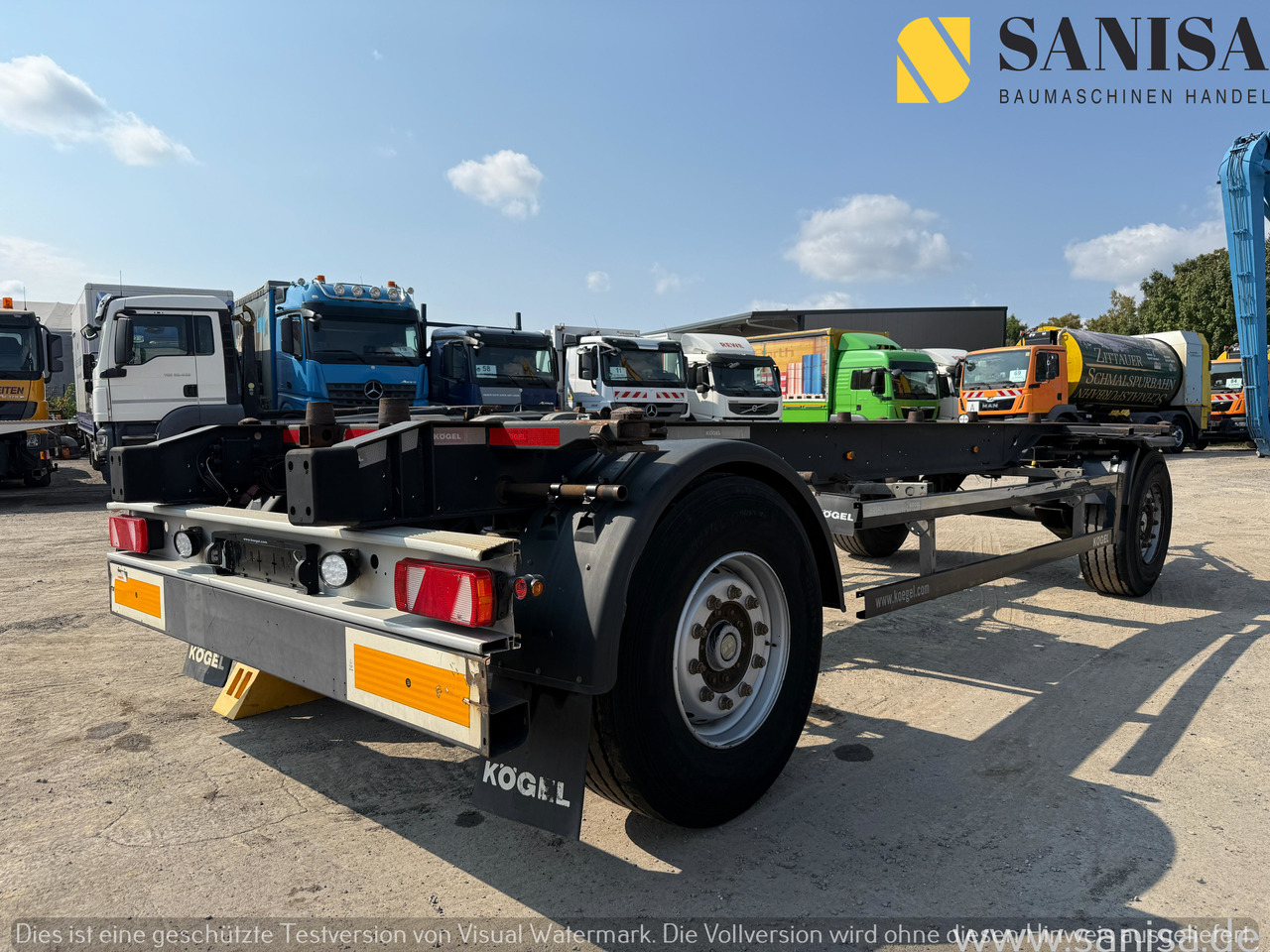 KÖGEL AW18/Wechselfahrgestell/BDF/Pneumatik - Chasis remolque: foto 4 KÖGEL AW18/Wechselfahrgestell/BDF/Pneumatik - Chasis remolque: foto 4