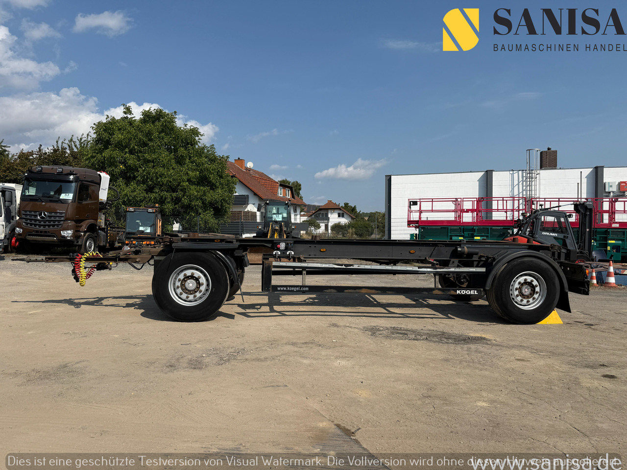 KÖGEL AW18/Wechselfahrgestell/BDF/Pneumatik - Chasis remolque: foto 2 KÖGEL AW18/Wechselfahrgestell/BDF/Pneumatik - Chasis remolque: foto 2