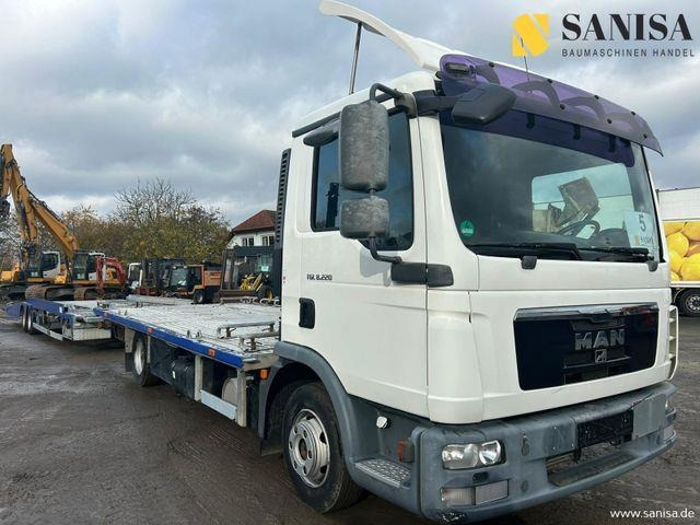 MAN TGL 8.220/Anhänger/Seilwi/Funk/Nutzlast: 8290 kg - Portavehículos camión: foto 1 MAN TGL 8.220/Anhänger/Seilwi/Funk/Nutzlast: 8290 kg - Portavehículos camión: foto 1