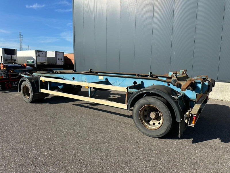 AJK AEEL/10-20 - 20T CONTAINERAANHANGER LUCHTVERING - DRUM BRAKES - AIR SUSP. - GIGANT ASSEN - 40mm - BELGISCHE PAPIEREN - Portacontenedore/ Intercambiable remolque: foto 3 AJK AEEL/10-20 - 20T CONTAINERAANHANGER LUCHTVERING - DRUM BRAKES - AIR SUSP. - GIGANT ASSEN - 40mm - BELGISCHE PAPIEREN - Portacontenedore/ Intercambiable remolque: foto 3