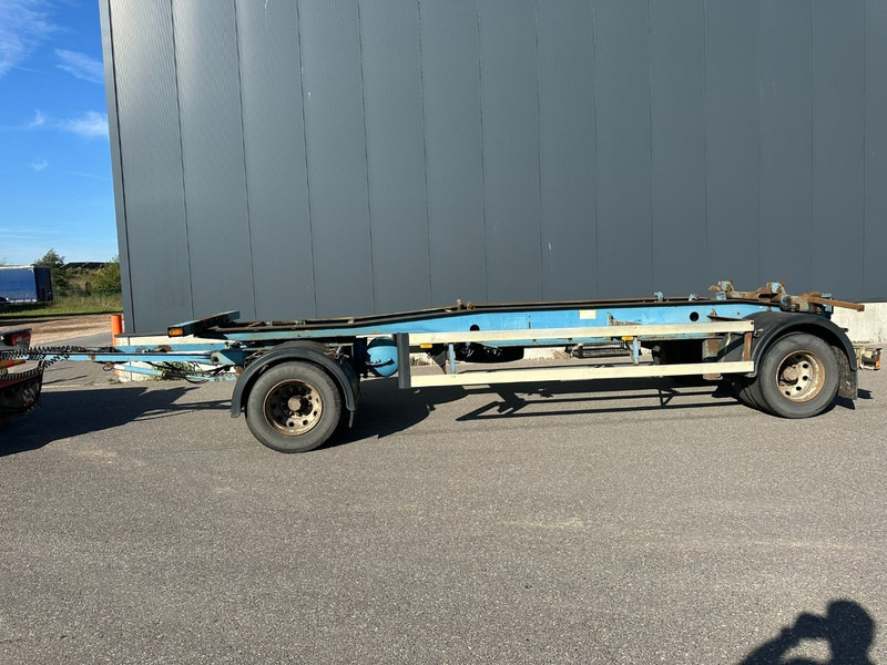 AJK AEEL/10-20 - 20T CONTAINERAANHANGER LUCHTVERING - DRUM BRAKES - AIR SUSP. - GIGANT ASSEN - 40mm - BELGISCHE PAPIEREN - Portacontenedore/ Intercambiable remolque: foto 2 AJK AEEL/10-20 - 20T CONTAINERAANHANGER LUCHTVERING - DRUM BRAKES - AIR SUSP. - GIGANT ASSEN - 40mm - BELGISCHE PAPIEREN - Portacontenedore/ Intercambiable remolque: foto 2