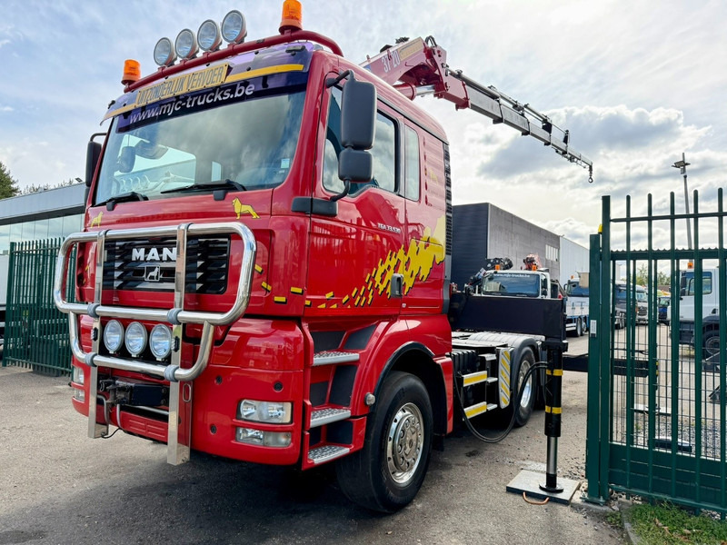 MAN TGA 33.530 6x4 - 90T ZSM + KRAN HMF 3720 K6 (17.3m) - RETARDER - MANUAL ZF - EURO 3 - 590.000km - ALCOA - BIG AXLES HUB REDUCTION - BE TRUCK - TOP CONDITION - Cabeza tractora: foto 4 MAN TGA 33.530 6x4 - 90T ZSM + KRAN HMF 3720 K6 (17.3m) - RETARDER - MANUAL ZF - EURO 3 - 590.000km - ALCOA - BIG AXLES HUB REDUCTION - BE TRUCK - TOP CONDITION - Cabeza tractora: foto 4