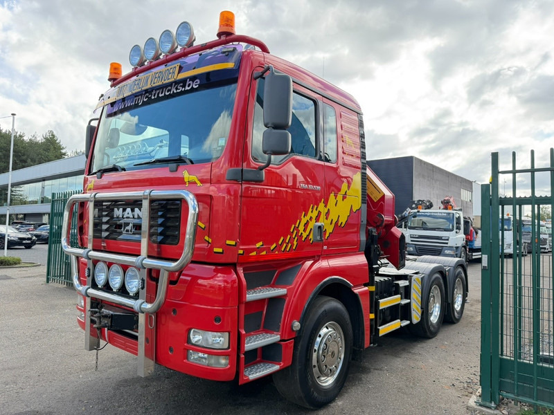 MAN TGA 33.530 6x4 - 90T ZSM + KRAN HMF 3720 K6 (17.3m) - RETARDER - MANUAL ZF - EURO 3 - 590.000km - ALCOA - BIG AXLES HUB REDUCTION - BE TRUCK - TOP CONDITION - Cabeza tractora: foto 3 MAN TGA 33.530 6x4 - 90T ZSM + KRAN HMF 3720 K6 (17.3m) - RETARDER - MANUAL ZF - EURO 3 - 590.000km - ALCOA - BIG AXLES HUB REDUCTION - BE TRUCK - TOP CONDITION - Cabeza tractora: foto 3