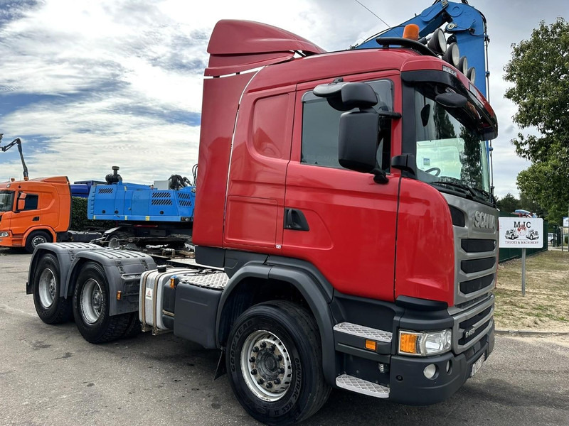 Cabeza tractora Scania G450 6x4 RETARDER - PTO HYDR - STEEL SPRING / BALLESTAS / MOLES - BIG AXLES HUB REDUCTION - TÜV 12/2025 - BE TRUCK: foto 1