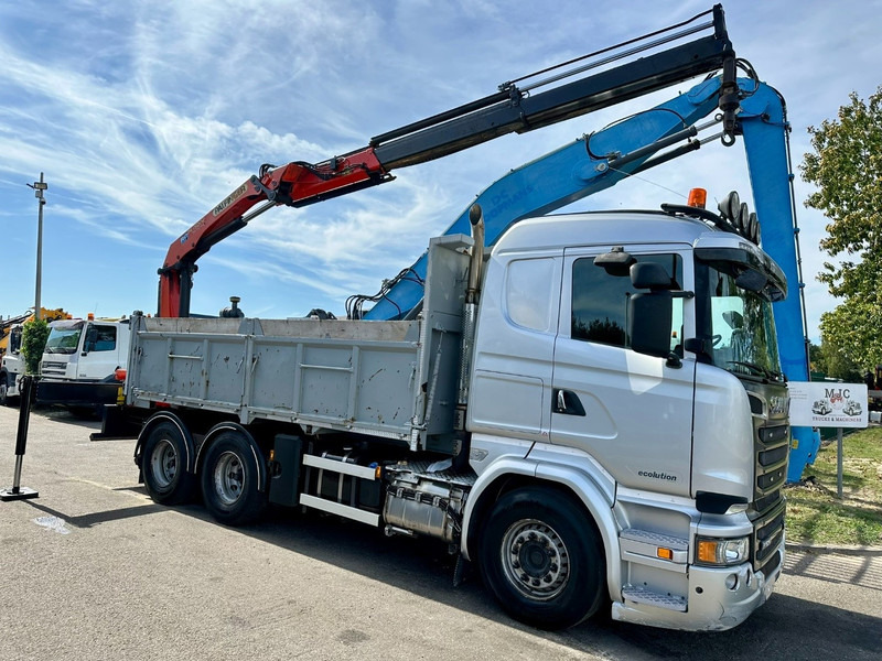 Scania R520 6x4 TRACTOR + TIPPER + CRANE PALFINGER PK 15002 A - RETARDER - *FULL AIR* - EUR 6 - BE TRUCK - Cabeza tractora: foto 5 Scania R520 6x4 TRACTOR + TIPPER + CRANE PALFINGER PK 15002 A - RETARDER - *FULL AIR* - EUR 6 - BE TRUCK - Cabeza tractora: foto 5