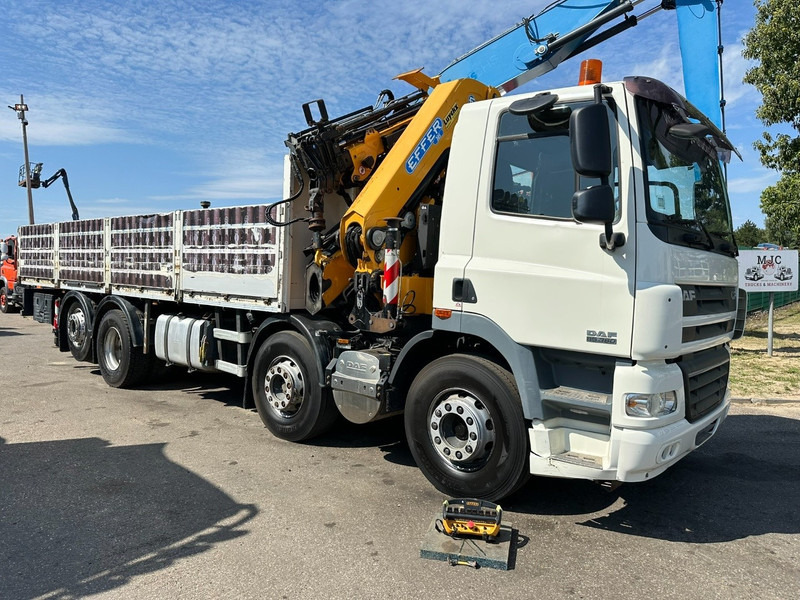 DAF CF 85.360 8x2 + CRANE (25m!) EFFER 305 6S + JIB 4S + ROTATOR - PLATORM 7m60 - LIFT + STEERING AXLE - EURO 5 - BE - Camión grúa: foto 2 DAF CF 85.360 8x2 + CRANE (25m!) EFFER 305 6S + JIB 4S + ROTATOR - PLATORM 7m60 - LIFT + STEERING AXLE - EURO 5 - BE - Camión grúa: foto 2