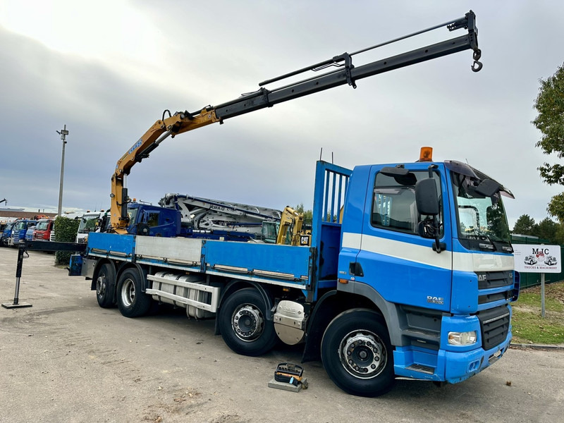 DAF CF 85.360 8x2 PLATFORM 7m35 + CRANE EFFER 165-3S + RADIO - MANUAL GEARBOX ZF - EURO 5 - BE TRUCK - Camión grúa: foto 1 DAF CF 85.360 8x2 PLATFORM 7m35 + CRANE EFFER 165-3S + RADIO - MANUAL GEARBOX ZF - EURO 5 - BE TRUCK - Camión grúa: foto 1