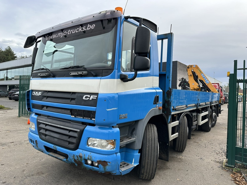 DAF CF 85.360 8x2 PRITSCHE 7m35 + KRAN EFFER 165-3S + RADIO - MANUAL GEARBOX ZF - EURO 5 - BE TRUCK - Camión caja abierta, Camión grúa: foto 4 DAF CF 85.360 8x2 PRITSCHE 7m35 + KRAN EFFER 165-3S + RADIO - MANUAL GEARBOX ZF - EURO 5 - BE TRUCK - Camión caja abierta, Camión grúa: foto 4