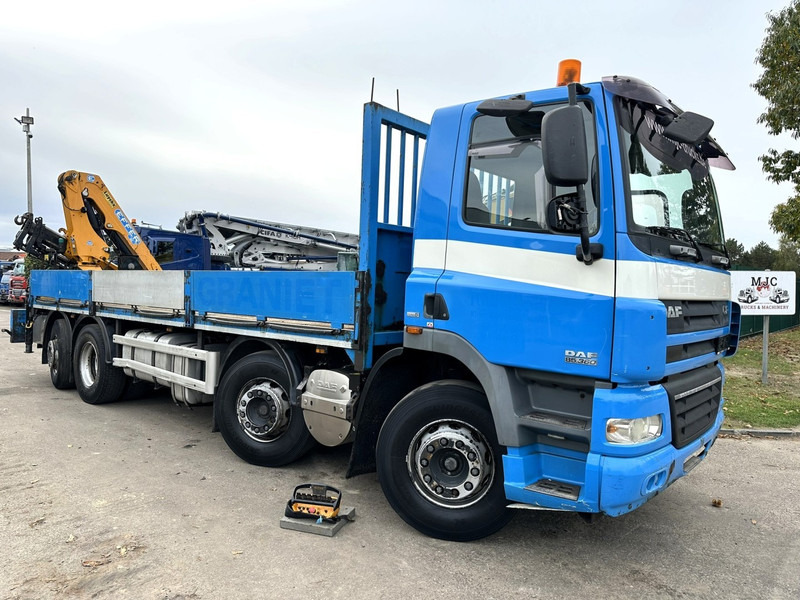 DAF CF 85.360 8x2 PRITSCHE 7m35 + KRAN EFFER 165-3S + RADIO - MANUAL GEARBOX ZF - EURO 5 - BE TRUCK - Camión caja abierta, Camión grúa: foto 1 DAF CF 85.360 8x2 PRITSCHE 7m35 + KRAN EFFER 165-3S + RADIO - MANUAL GEARBOX ZF - EURO 5 - BE TRUCK - Camión caja abierta, Camión grúa: foto 1