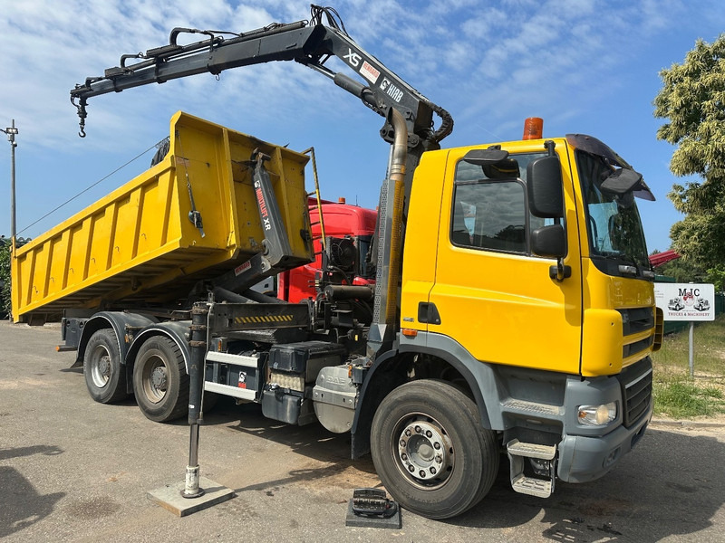 DAF CF 85.410 6X4 21T HOOKLIFT + CRANE HIAB 166-3 HIPRO + ROTATOR - 5/6F - RETARDER - TÜV 10/2025 - EURO 5 - BE TRUCK - Multibasculante camión, Camión grúa: foto 1 DAF CF 85.410 6X4 21T HOOKLIFT + CRANE HIAB 166-3 HIPRO + ROTATOR - 5/6F - RETARDER - TÜV 10/2025 - EURO 5 - BE TRUCK - Multibasculante camión, Camión grúa: foto 1