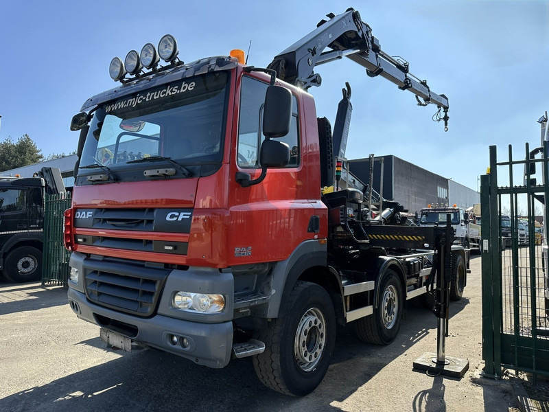 DAF CF 85.410 8x4 HOOKLIFT + CRANE HIAB 244 EP-3 HIDUO - Radio - Rotator - RETARDER - EURO 4 - BIG AXLES HUB REDUCTION - Multibasculante camión, Camión grúa: foto 5 DAF CF 85.410 8x4 HOOKLIFT + CRANE HIAB 244 EP-3 HIDUO - Radio - Rotator - RETARDER - EURO 4 - BIG AXLES HUB REDUCTION - Multibasculante camión, Camión grúa: foto 5
