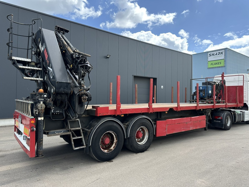 Kwb 2-AXLES PLATFORM + CRANE + HIAB 377 E-4 HIPRO + JIB 100X-3 + RADIO + ROTATOR - SAF axles - AIR SUSPENISION - BELGIAN REG. - Semirremolque plataforma/ Caja abierta: foto 1 Kwb 2-AXLES PLATFORM + CRANE + HIAB 377 E-4 HIPRO + JIB 100X-3 + RADIO + ROTATOR - SAF axles - AIR SUSPENISION - BELGIAN REG. - Semirremolque plataforma/ Caja abierta: foto 1