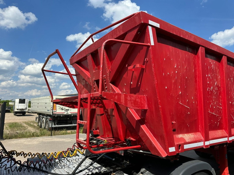 Semirremolque plataforma/ Caja abierta LAG 3-AXLES ALU BOX + CRANE JONSORED 1090 DT-CORTO + CABIN - 2x EXTENDABLE - 5/6 F - BELGIAN PAPERS: foto 12
