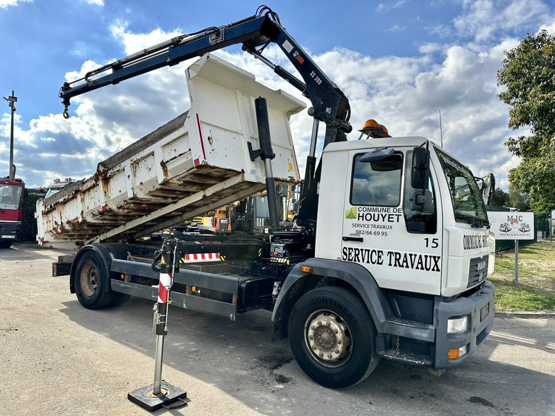 MAN LC 18.280 18T 4x2 TIPPER + CRANE (2018!!!) HIAB 099 E-2 DUO (921h!) - *157.000km* - FULL AIR - BE TRUCK - Volquete camión, Camión grúa: foto 1 MAN LC 18.280 18T 4x2 TIPPER + CRANE (2018!!!) HIAB 099 E-2 DUO (921h!) - *157.000km* - FULL AIR - BE TRUCK - Volquete camión, Camión grúa: foto 1