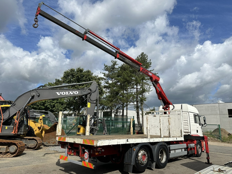 MAN TG 360 A 6x2 + KRAN ATLAS 100.1 A3 - PLATFORM 5m80 - E3 - LIFT-AXLE - FULL AIR SUSPENSION - ZF AS TRONIC - BE TRUCK - Camión caja abierta, Camión grúa: foto 5 MAN TG 360 A 6x2 + KRAN ATLAS 100.1 A3 - PLATFORM 5m80 - E3 - LIFT-AXLE - FULL AIR SUSPENSION - ZF AS TRONIC - BE TRUCK - Camión caja abierta, Camión grúa: foto 5