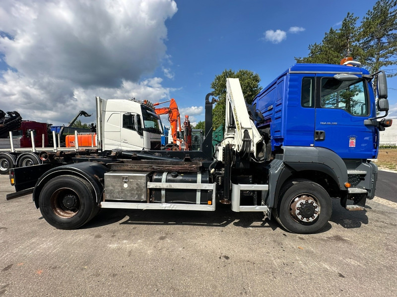 MAN TGA 18.310 4x4 HOOKLIFT + CRANE PALFINGER PK12000 - RADIO - ROTATOR - STEEL SPRING / HUB REDUCTION - MANUAL ZF - BE TRUCK - Multibasculante camión, Camión grúa: foto 4 MAN TGA 18.310 4x4 HOOKLIFT + CRANE PALFINGER PK12000 - RADIO - ROTATOR - STEEL SPRING / HUB REDUCTION - MANUAL ZF - BE TRUCK - Multibasculante camión, Camión grúa: foto 4