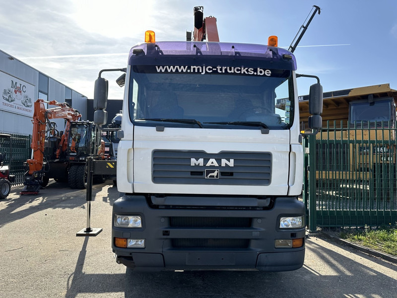 MAN TGA 33.360 6x4 HAAKSYSTEEM + KRAAN PALFINGER PK 15002 - MANUEEL - BLADVERIGN - NAAFREDUCTIE - BE TRUCK - Multibasculante camión, Camión grúa: foto 2 MAN TGA 33.360 6x4 HAAKSYSTEEM + KRAAN PALFINGER PK 15002 - MANUEEL - BLADVERIGN - NAAFREDUCTIE - BE TRUCK - Multibasculante camión, Camión grúa: foto 2