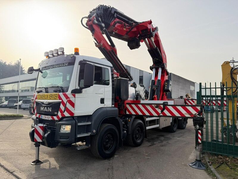 MAN TGS 41.440 8x4 + (45m!) CRANE FASSI F2150 RAL 8+6 FLY-JIB - 7x STABS - *98.000km ONLY* - ORIGINAL BELGIUM - ROAD LEGAL, NO PERMIT NEEDED - Camión grúa: foto 5 MAN TGS 41.440 8x4 + (45m!) CRANE FASSI F2150 RAL 8+6 FLY-JIB - 7x STABS - *98.000km ONLY* - ORIGINAL BELGIUM - ROAD LEGAL, NO PERMIT NEEDED - Camión grúa: foto 5