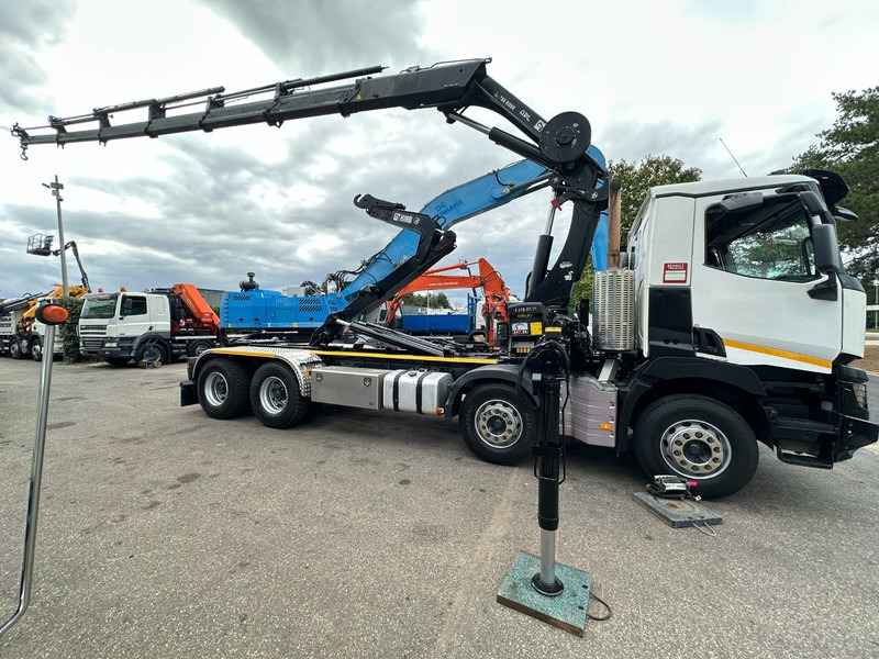 Renault C460 8x4 + (19m!) KRAN HIAB 288 E-6 HIDUO - RADIO - 5/6 F - STEEL SPRING / HUB REDUCTION - BE TRUCK - Multibasculante camión, Camión grúa: foto 4 Renault C460 8x4 + (19m!) KRAN HIAB 288 E-6 HIDUO - RADIO - 5/6 F - STEEL SPRING / HUB REDUCTION - BE TRUCK - Multibasculante camión, Camión grúa: foto 4