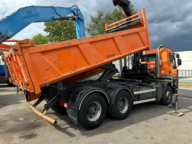 Renault KERAX 380 DXI 6x4 TIPPER + CRANE HIAB 144 B-3 - RADIO - *246.000km* - RETARDER - BORDMATIC - EURO 5 - Volquete camión, Camión grúa: foto 4 Renault KERAX 380 DXI 6x4 TIPPER + CRANE HIAB 144 B-3 - RADIO - *246.000km* - RETARDER - BORDMATIC - EURO 5 - Volquete camión, Camión grúa: foto 4