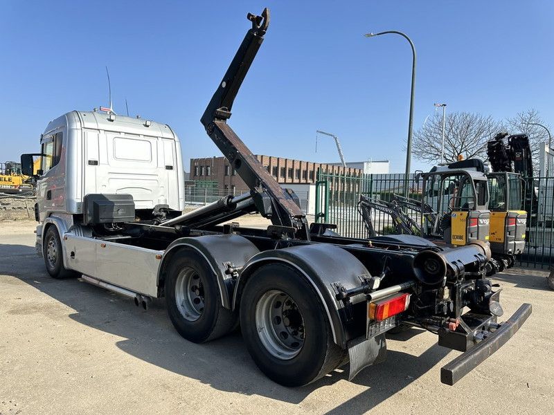 Scania 144G-530 V8 6x4 HOOKLIFT 20T MEILLER -VOL LUCHT - OPTI-CRUISE - CR19 SLAAPCABINE - Multibasculante camión: foto 4 Scania 144G-530 V8 6x4 HOOKLIFT 20T MEILLER -VOL LUCHT - OPTI-CRUISE - CR19 SLAAPCABINE - Multibasculante camión: foto 4
