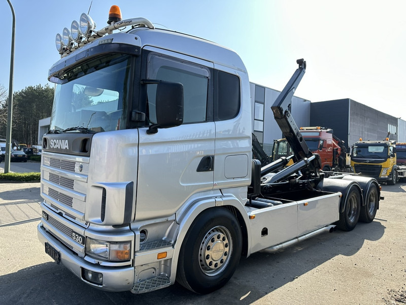 Scania 144G-530 V8 6x4 HOOKLIFT 20T MEILLER -VOL LUCHT - OPTI-CRUISE - CR19 SLAAPCABINE - Multibasculante camión: foto 3 Scania 144G-530 V8 6x4 HOOKLIFT 20T MEILLER -VOL LUCHT - OPTI-CRUISE - CR19 SLAAPCABINE - Multibasculante camión: foto 3