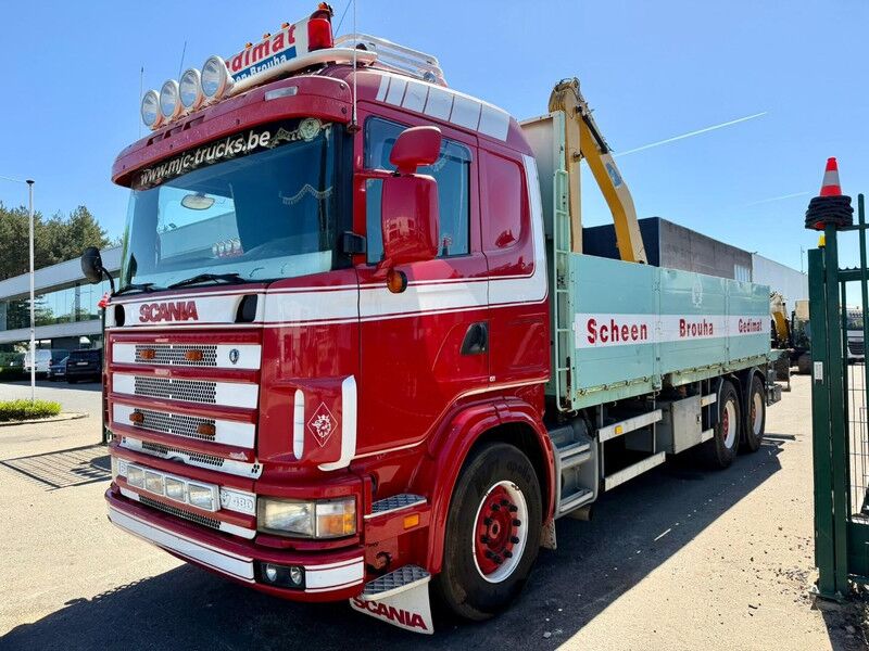 Scania 164G-480 V8 6x4 - RETARDER - EURO 3 - MANUAL - STEEL SPRING / HUB REDUCTION - BE TRUCK - Camión caja abierta: foto 3 Scania 164G-480 V8 6x4 - RETARDER - EURO 3 - MANUAL - STEEL SPRING / HUB REDUCTION - BE TRUCK - Camión caja abierta: foto 3