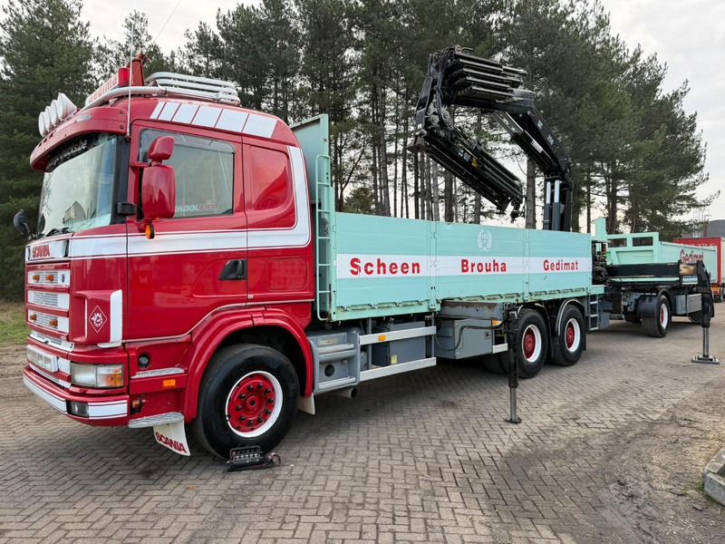 Scania 164L-480 V8 6x4 + CRANE HIAB 350-4 + JIB 90-4 - *TOP CONDITION* - ROTATOR - RADIO - RETARDER - STEEL SPRING / HUB REDUCTION - BE TRUCK - Camión grúa: foto 3 Scania 164L-480 V8 6x4 + CRANE HIAB 350-4 + JIB 90-4 - *TOP CONDITION* - ROTATOR - RADIO - RETARDER - STEEL SPRING / HUB REDUCTION - BE TRUCK - Camión grúa: foto 3