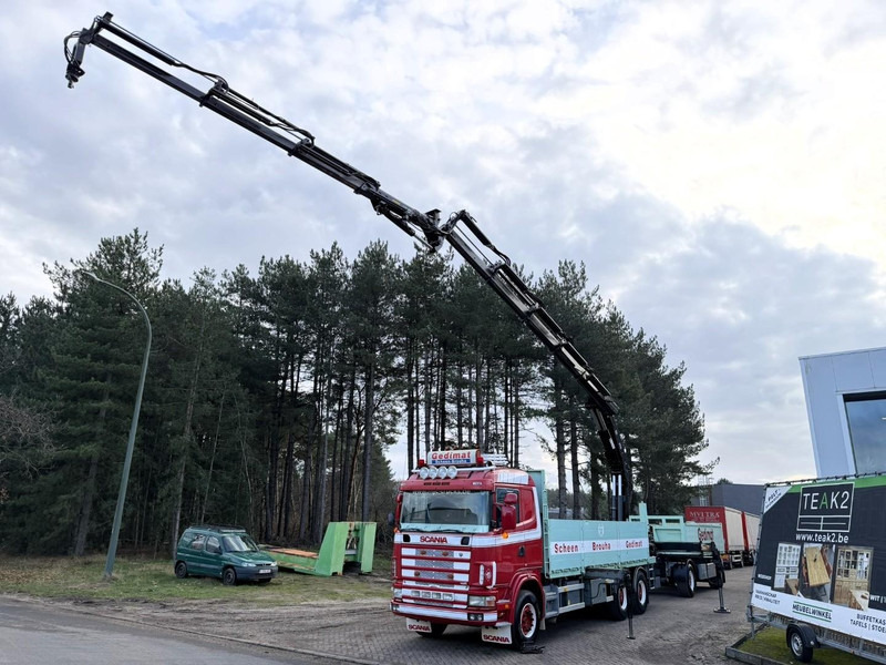 Scania 164L-480 V8 6x4 + CRANE HIAB 350-4 + JIB 90-4 - *TOP CONDITION* - ROTATOR - RADIO - RETARDER - STEEL SPRING / HUB REDUCTION - BE TRUCK - Camión grúa: foto 4 Scania 164L-480 V8 6x4 + CRANE HIAB 350-4 + JIB 90-4 - *TOP CONDITION* - ROTATOR - RADIO - RETARDER - STEEL SPRING / HUB REDUCTION - BE TRUCK - Camión grúa: foto 4
