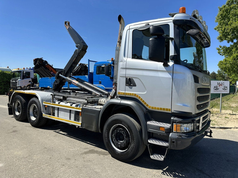 Scania G450 6x4 HAAKSYSTEEM AJK 20T - 5760mm - 3m90 WB - BLADVERING / NAAFREDUCTIE - EURO 6 - BE TRUCK - Multibasculante camión: foto 1 Scania G450 6x4 HAAKSYSTEEM AJK 20T - 5760mm - 3m90 WB - BLADVERING / NAAFREDUCTIE - EURO 6 - BE TRUCK - Multibasculante camión: foto 1