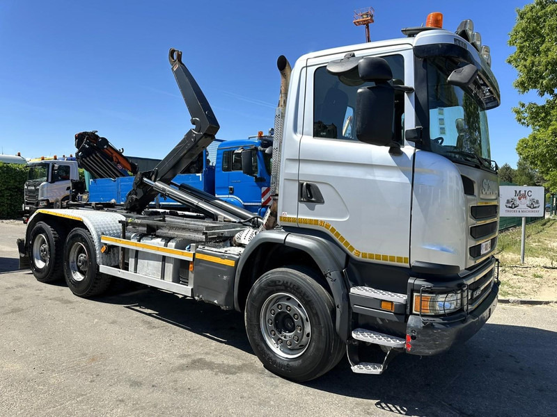 Scania G450 6x4 HOOKLIFT AJK 20T - 5760mm - 3m90 WB - HUB REDUCTION / STEEL SUSP. - EURO 6 - BE TRUCK - Multibasculante camión: foto 1 Scania G450 6x4 HOOKLIFT AJK 20T - 5760mm - 3m90 WB - HUB REDUCTION / STEEL SUSP. - EURO 6 - BE TRUCK - Multibasculante camión: foto 1