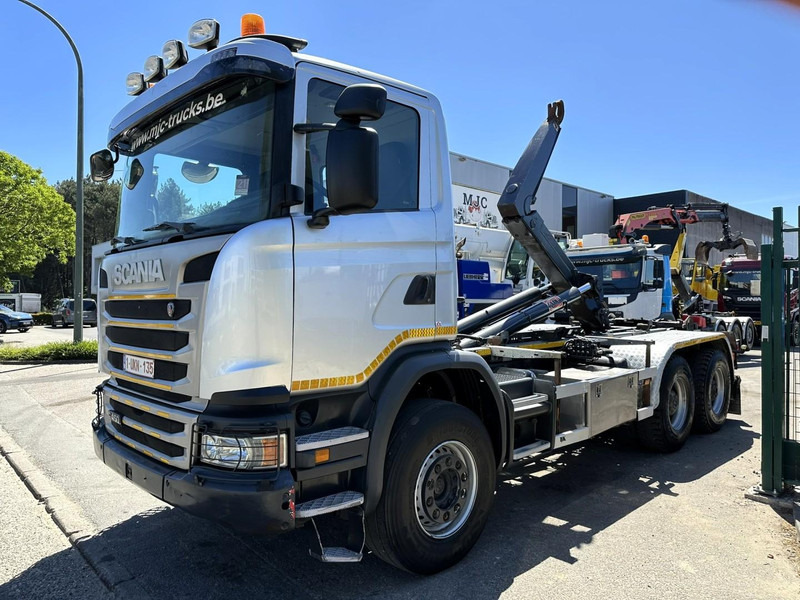 Scania G450 6x4 HOOKLIFT AJK 20T - 5760mm - 3m90 WB - HUB REDUCTION / STEEL SUSP. - EURO 6 - BE TRUCK - Multibasculante camión: foto 3 Scania G450 6x4 HOOKLIFT AJK 20T - 5760mm - 3m90 WB - HUB REDUCTION / STEEL SUSP. - EURO 6 - BE TRUCK - Multibasculante camión: foto 3