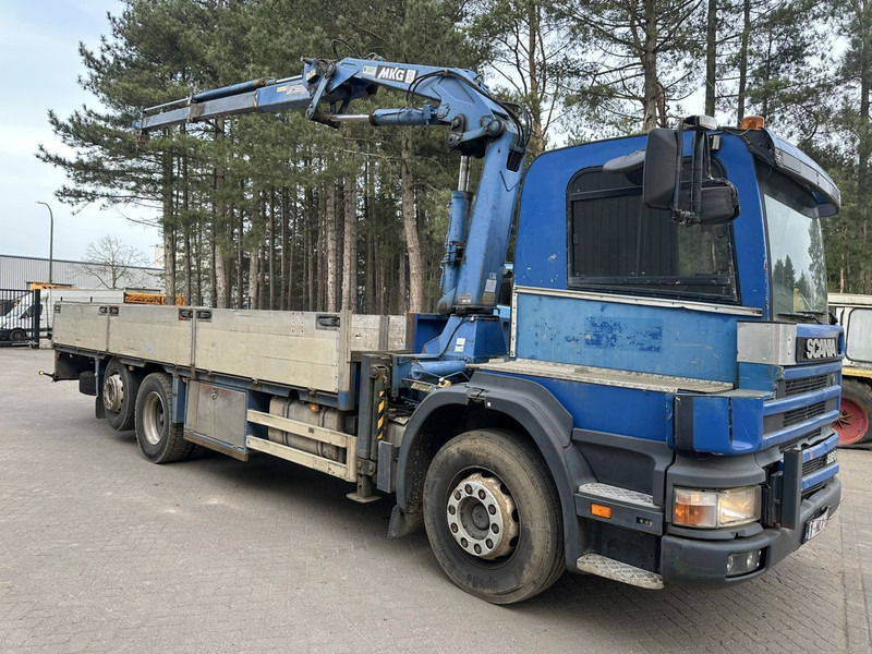 Scania P 94-220 6x2 + CRANE / GRUA MKG HLK 125 - STEEL CARRIER - MANUAL 4+4 - LIFT + STEERING AXLE - BE TRUCK - Camión grúa: foto 3 Scania P 94-220 6x2 + CRANE / GRUA MKG HLK 125 - STEEL CARRIER - MANUAL 4+4 - LIFT + STEERING AXLE - BE TRUCK - Camión grúa: foto 3