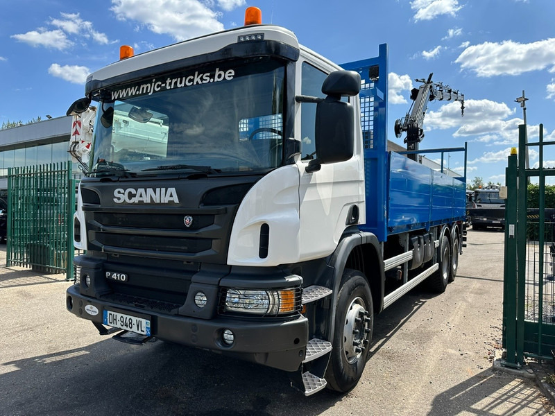 Scania P410 6x4 + CRANE HIAB 166 ES-4 - RETARDER - ROTATOR - PLATFORM 6m80 - BIG AXLES HUB REDUCTION - STEEL SPRING - Camión grúa: foto 4 Scania P410 6x4 + CRANE HIAB 166 ES-4 - RETARDER - ROTATOR - PLATFORM 6m80 - BIG AXLES HUB REDUCTION - STEEL SPRING - Camión grúa: foto 4