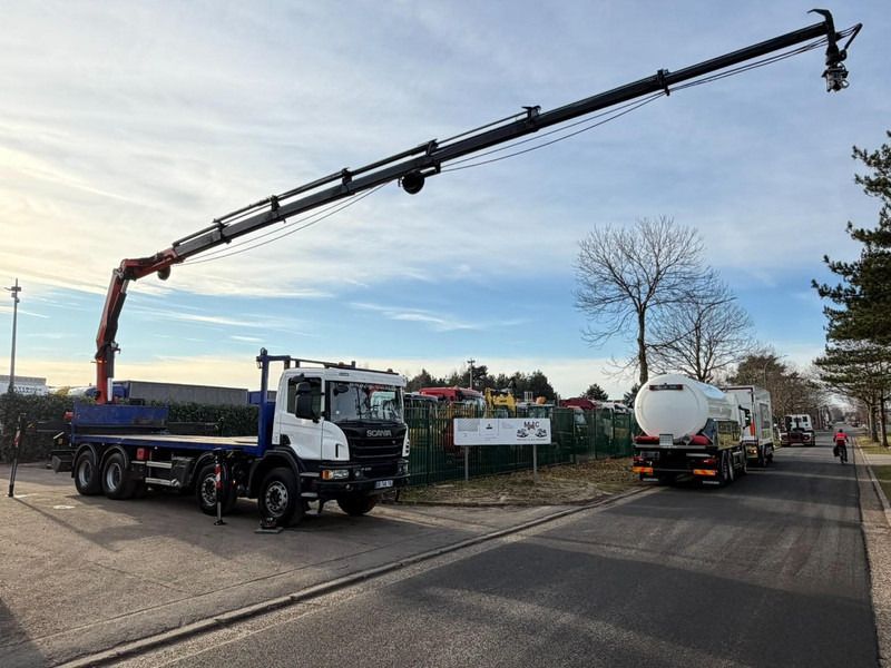 Scania P410 8x4 + CRANE PALFINGER PK33002 F (7x) - RETARDER - 5/6F - ROTATOR - PLATFORM 7m10 - BIG AXLES HUB REDUCTION - Camión grúa: foto 3 Scania P410 8x4 + CRANE PALFINGER PK33002 F (7x) - RETARDER - 5/6F - ROTATOR - PLATFORM 7m10 - BIG AXLES HUB REDUCTION - Camión grúa: foto 3