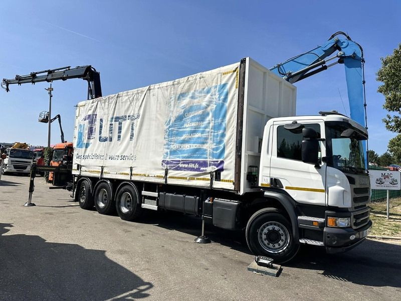 Scania P410 8x4 TRIDEM + CRANE HIAB 244 EP-4 HIDUO - RETARDER - LIFT + STEERING AXLE - *327.000km* - RADIO - Camión grúa: foto 3 Scania P410 8x4 TRIDEM + CRANE HIAB 244 EP-4 HIDUO - RETARDER - LIFT + STEERING AXLE - *327.000km* - RADIO - Camión grúa: foto 3