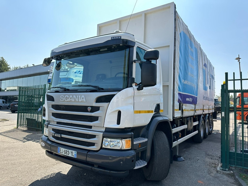 Scania P410 8x4 TRIDEM PRITSCHE PLANE + KRAN HIAB 244 EP-4 HIDUO - RETARDER - LIFT + STEERING AXLE - *327.000km* - RADIO - Camión lona, Camión grúa: foto 4 Scania P410 8x4 TRIDEM PRITSCHE PLANE + KRAN HIAB 244 EP-4 HIDUO - RETARDER - LIFT + STEERING AXLE - *327.000km* - RADIO - Camión lona, Camión grúa: foto 4