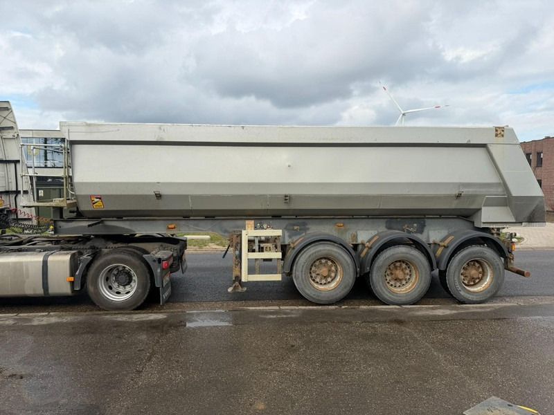 TURBO'S HOET 3-AXLES ALU TIPPER / STEEL CHASSIS - DRUM BRAKES / TAMBOURS - LIFT-AXLE / LIFT-ACHSE - AIR SUSPENSION - BELGIAN REG. - Volquete semirremolque: foto 2 TURBO'S HOET 3-AXLES ALU TIPPER / STEEL CHASSIS - DRUM BRAKES / TAMBOURS - LIFT-AXLE / LIFT-ACHSE - AIR SUSPENSION - BELGIAN REG. - Volquete semirremolque: foto 2